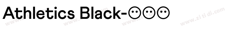 Athletics Black字体转换